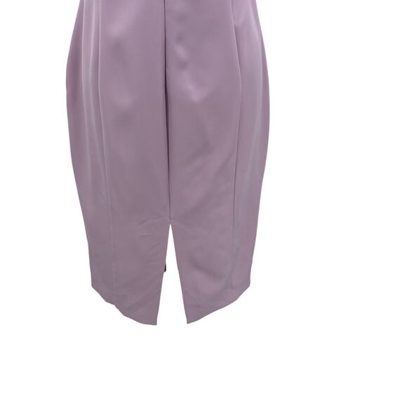 Lavish Alice Layla Dress Colorblocked Pleated Bandeau Lilac Purple Size US 12 - Picture 9 of 12